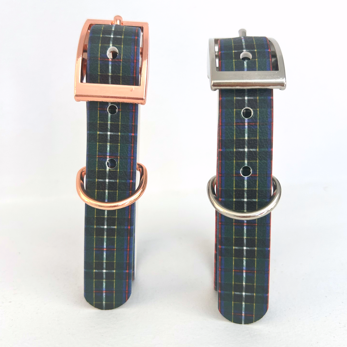 Cornish Hunting Tartan Handmade Dog Collar-1