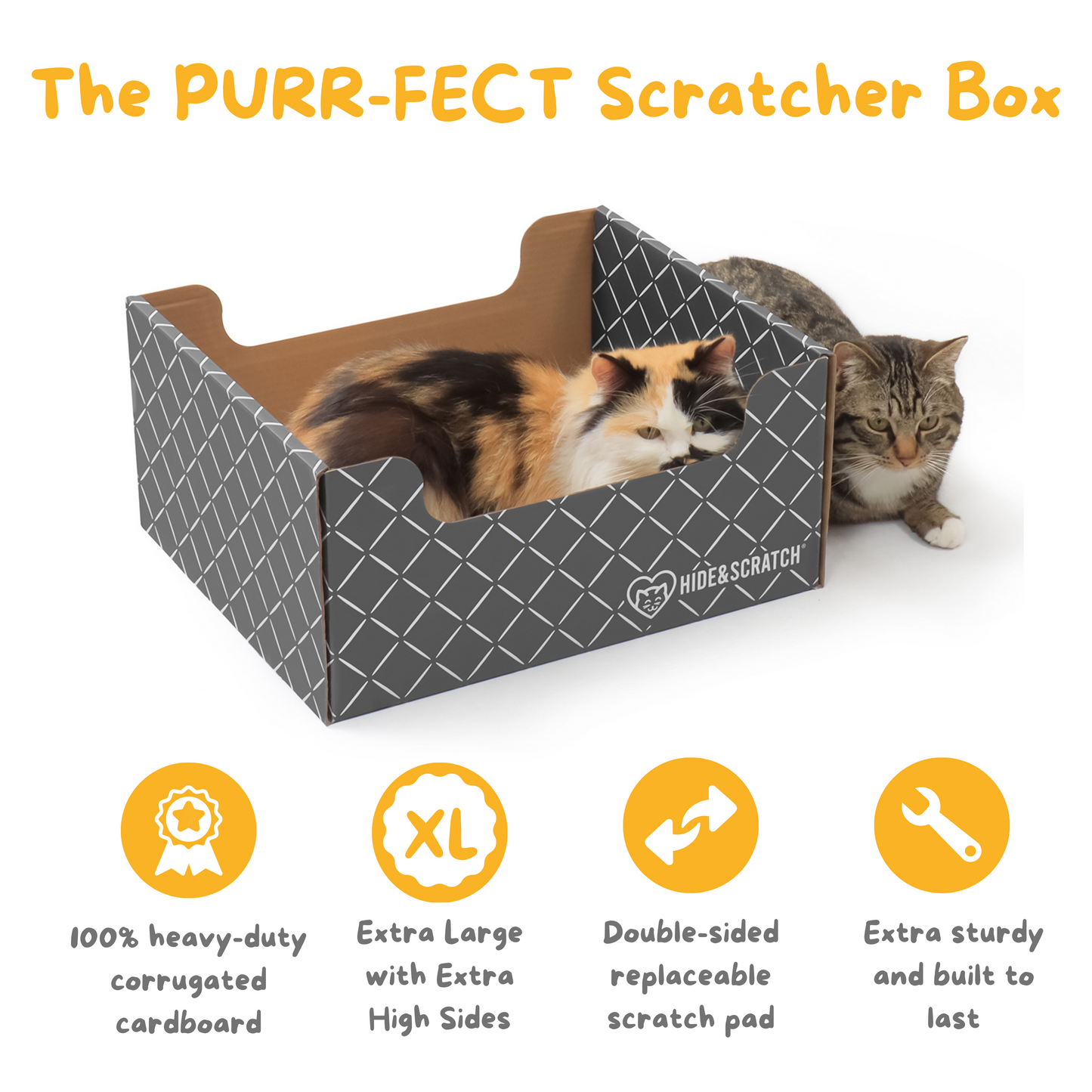 Hide & Scratch Extra-Large Cat Scratcher Box-2