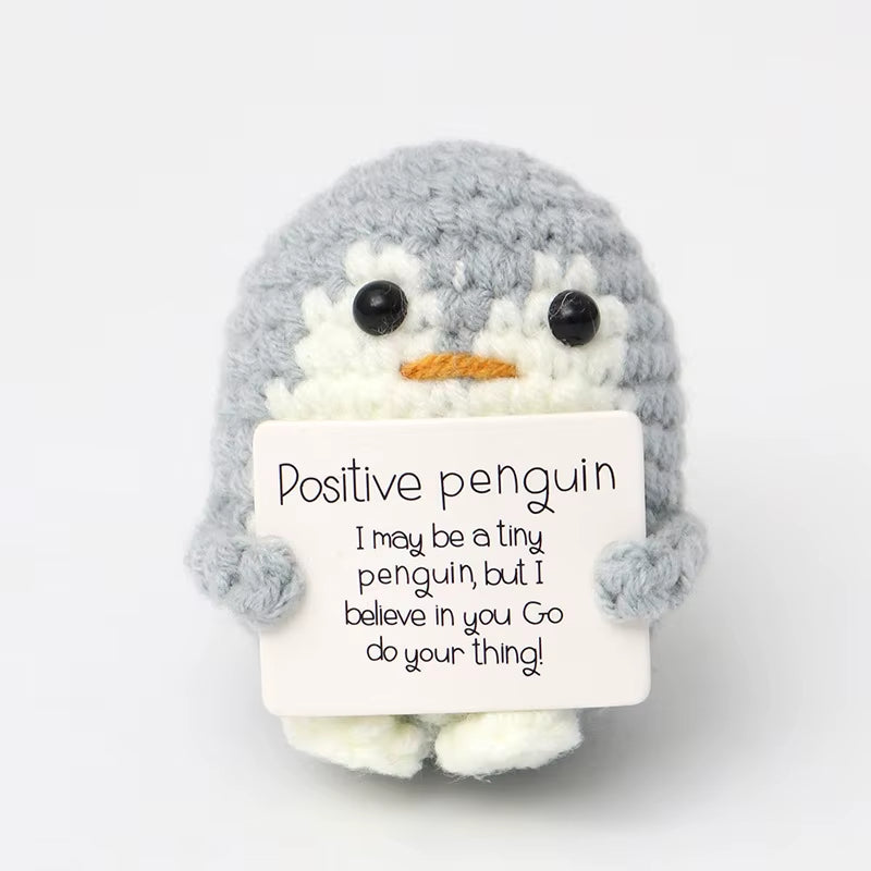 Positive Energy Crochet Potatoes Doll Crochet Vegetable Fruit Pickle Mini Gift Handmade Knitted Duck Ornament Home Room Decor