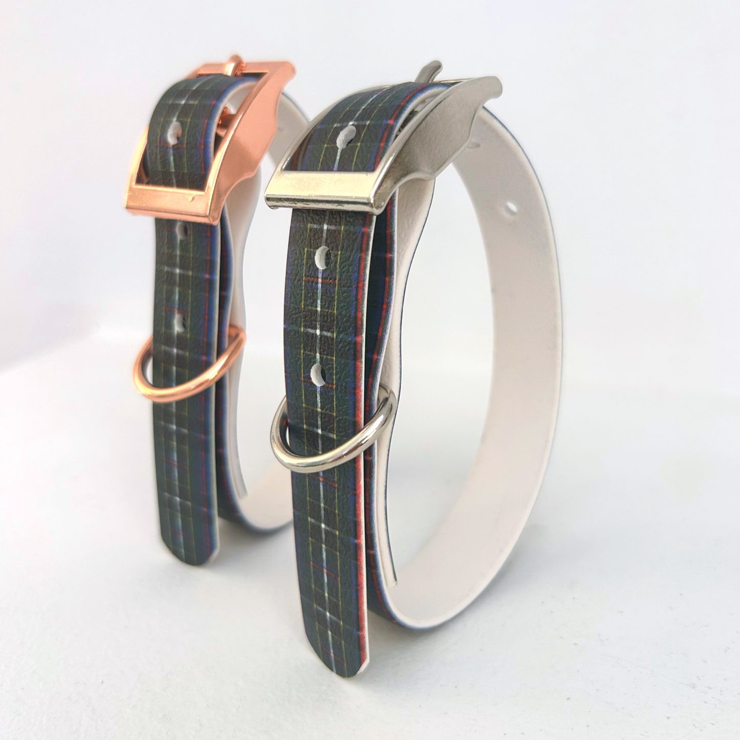 Cornish Hunting Tartan Handmade Dog Collar-2