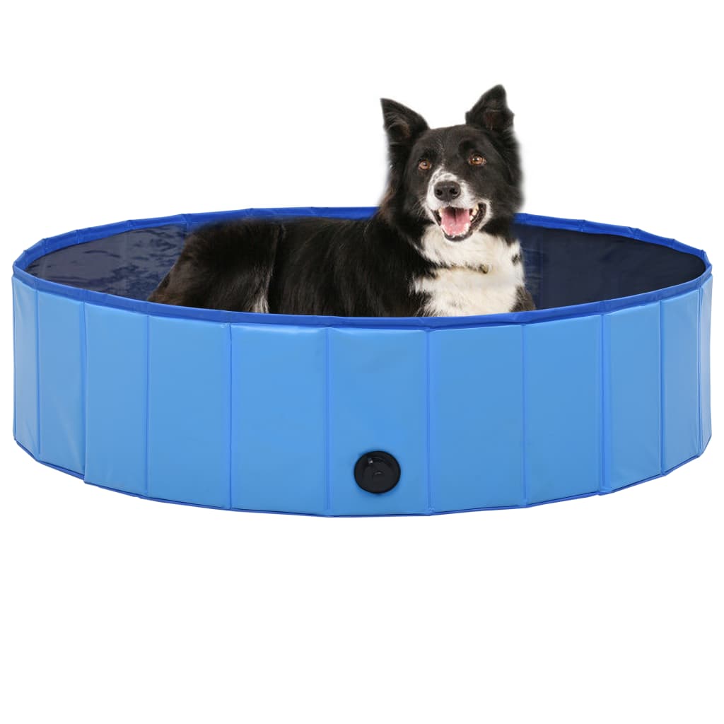 vidaXL Dog Swimming Pool Foldable Dog Pool Pet Paddling Pool Bath Tub PVC-8