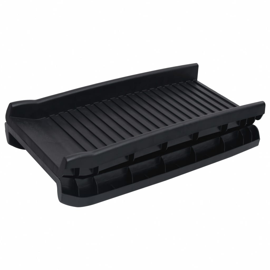 vidaXL Folding Dog Ramp Black 61.2"x15.7"x6.1"-4