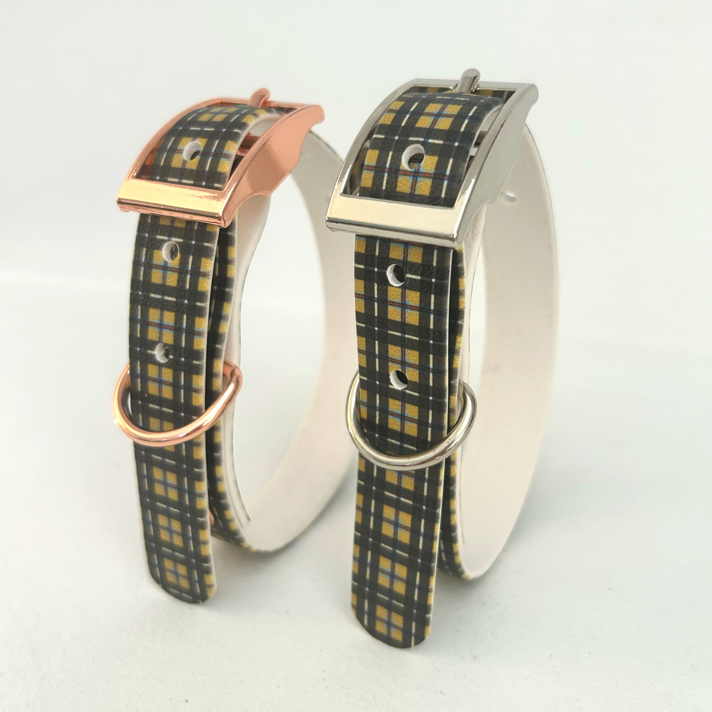 Cornish Tartan Handmade Dog Collar-3