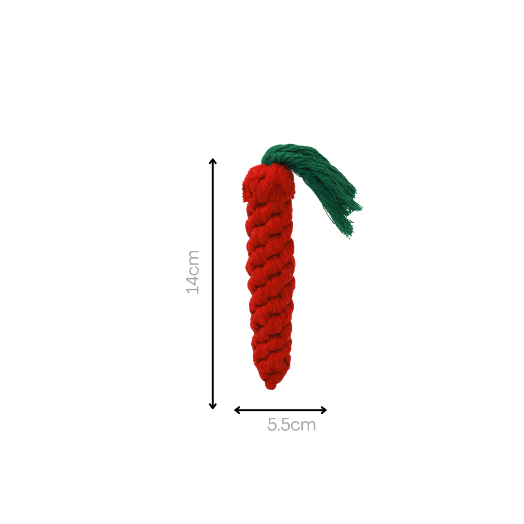 Palatable Carrot Rope Toys-3