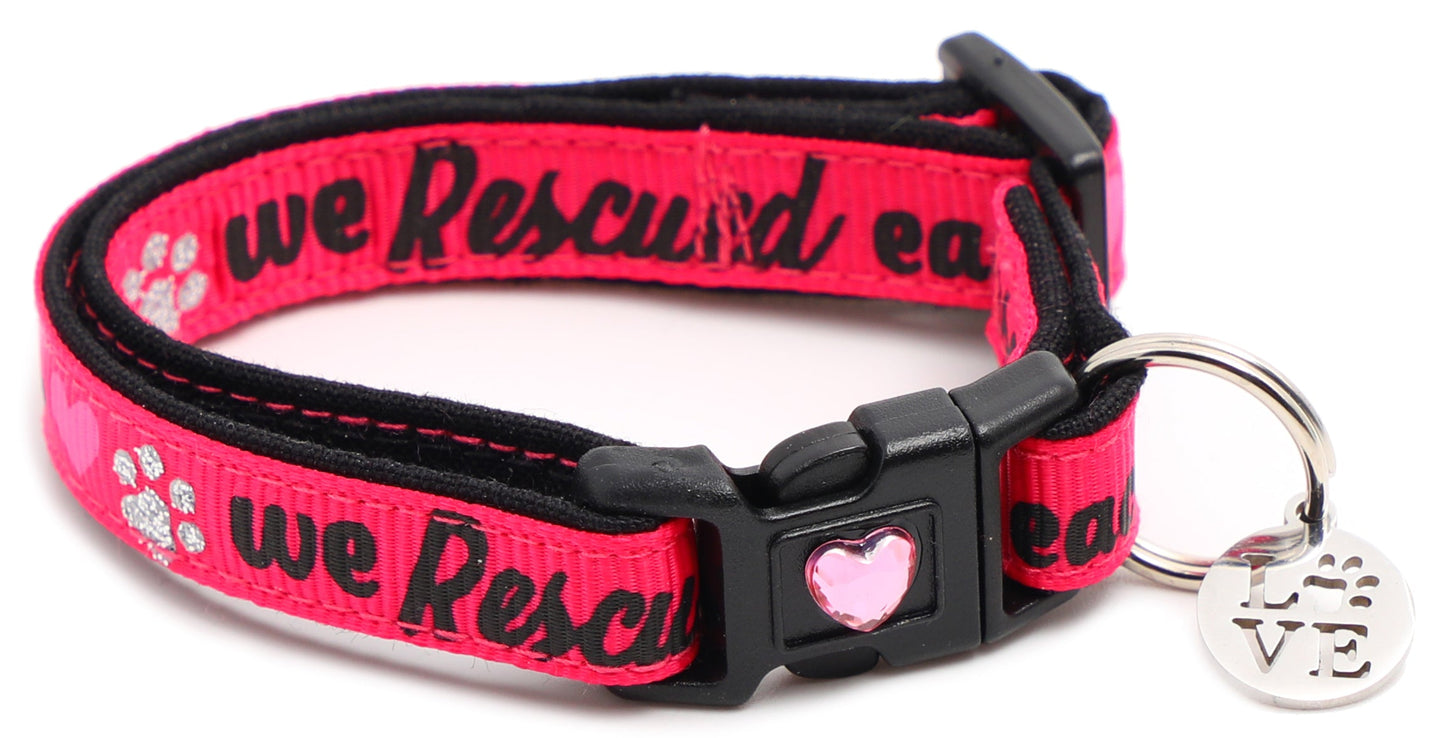 We Rescued Each Other Breakaway Cat Collar-17