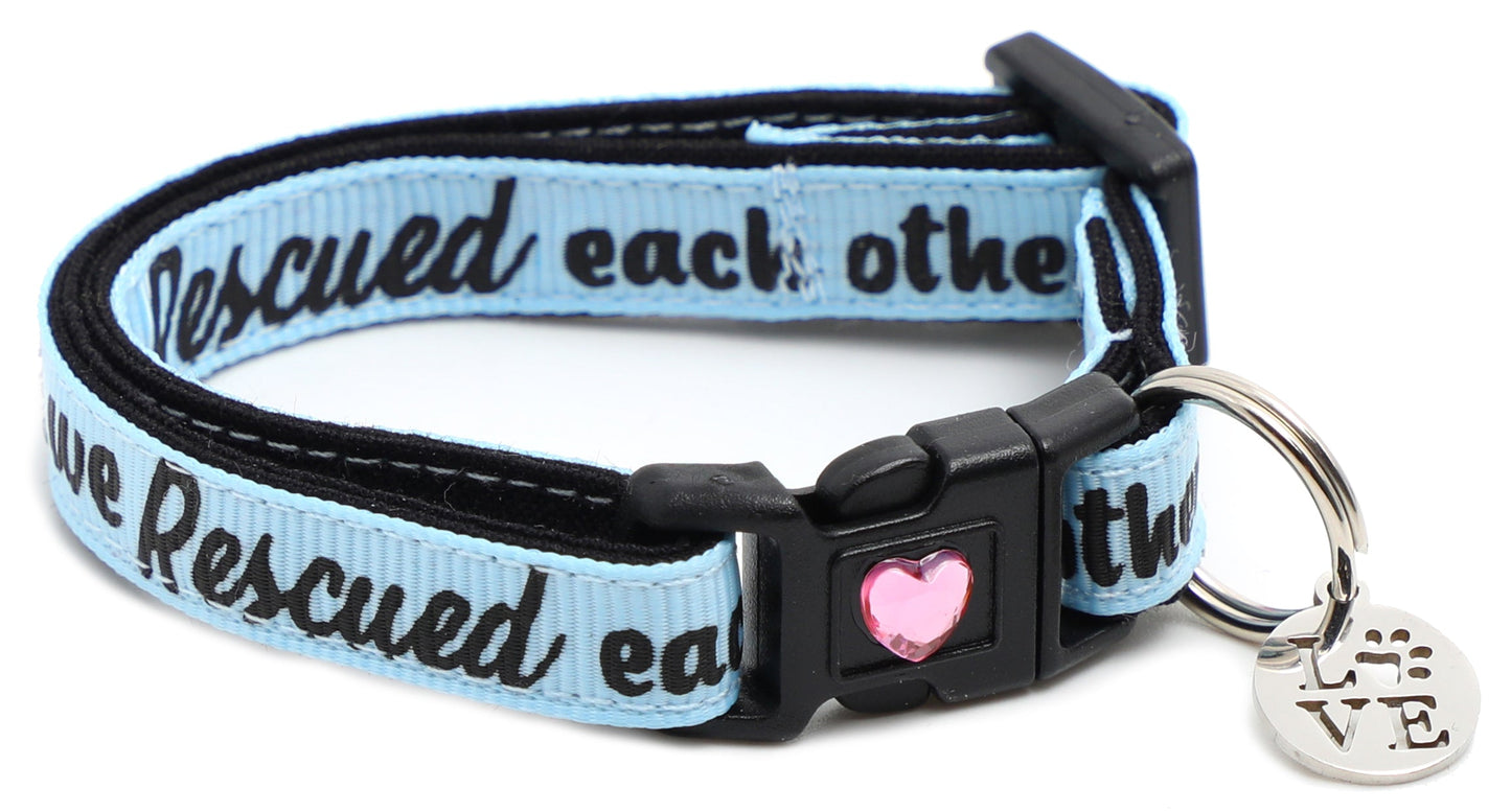 We Rescued Each Other Breakaway Cat Collar-15
