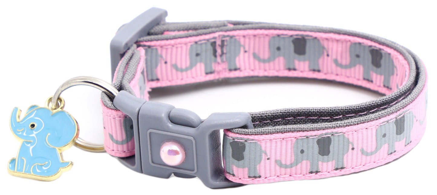 Elephants Breakaway Cat Collar-14