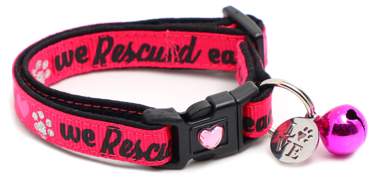 We Rescued Each Other Breakaway Cat Collar-21