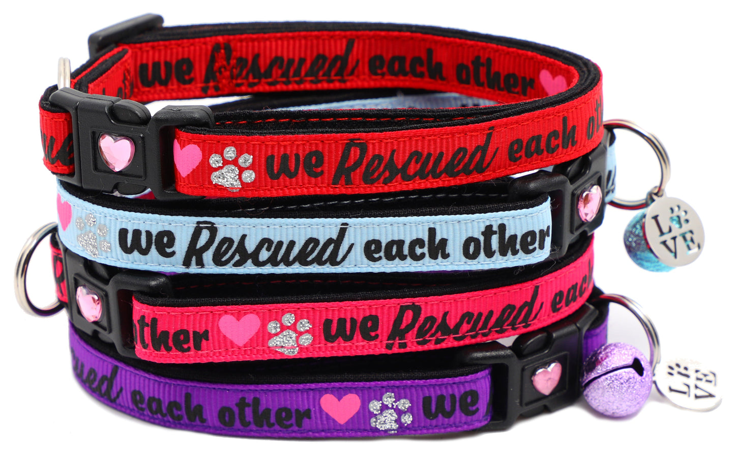 We Rescued Each Other Breakaway Cat Collar-0