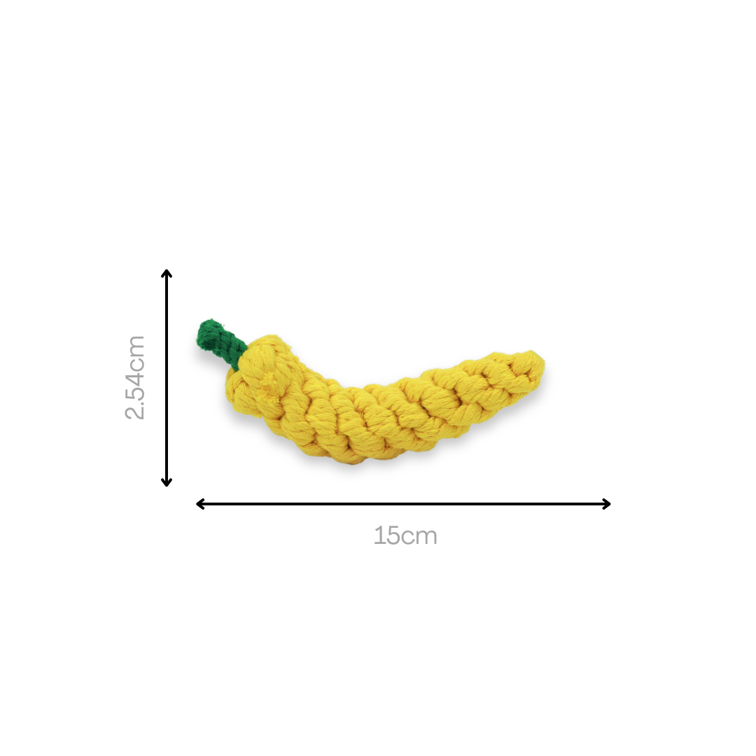 Handmade Yellow Chili Rope Toy-3