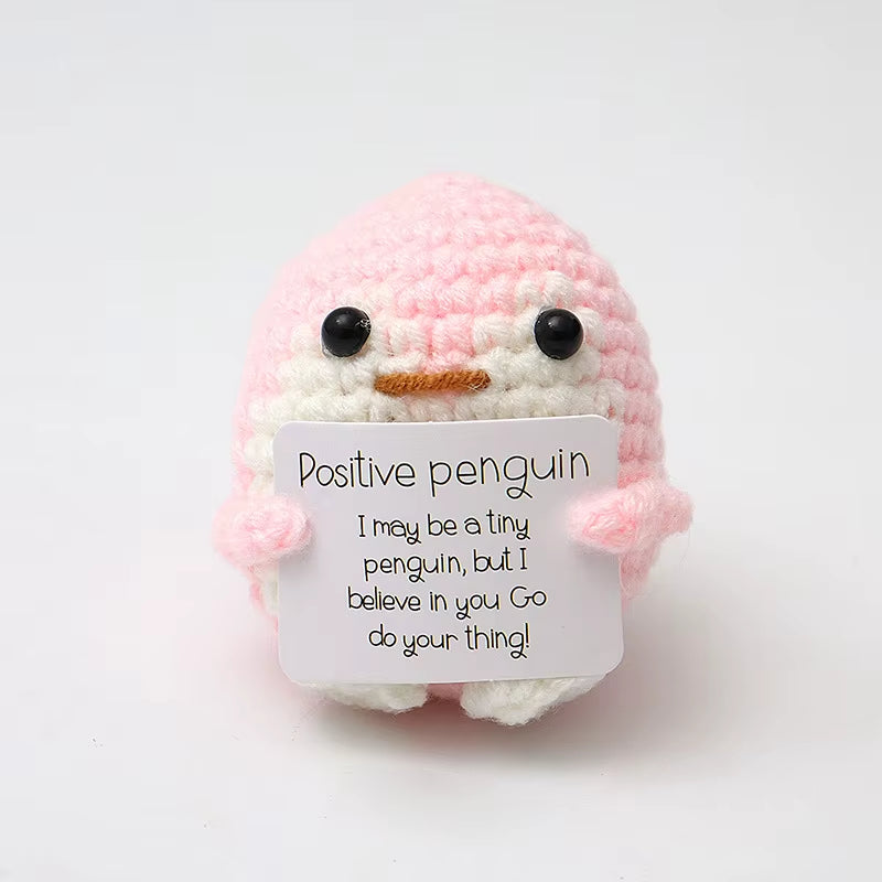 Positive Energy Crochet Potatoes Doll Crochet Vegetable Fruit Pickle Mini Gift Handmade Knitted Duck Ornament Home Room Decor
