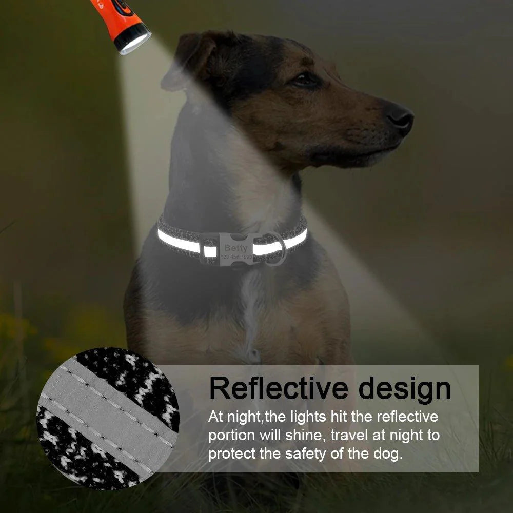 Customizable Pet Identity Collar - The Perfect Blend Of Style And Safety-3