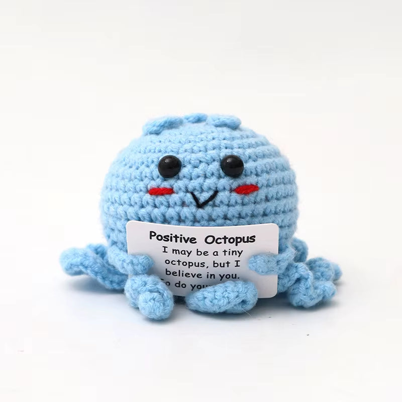 Positive Energy Crochet Potatoes Doll Crochet Vegetable Fruit Pickle Mini Gift Handmade Knitted Duck Ornament Home Room Decor
