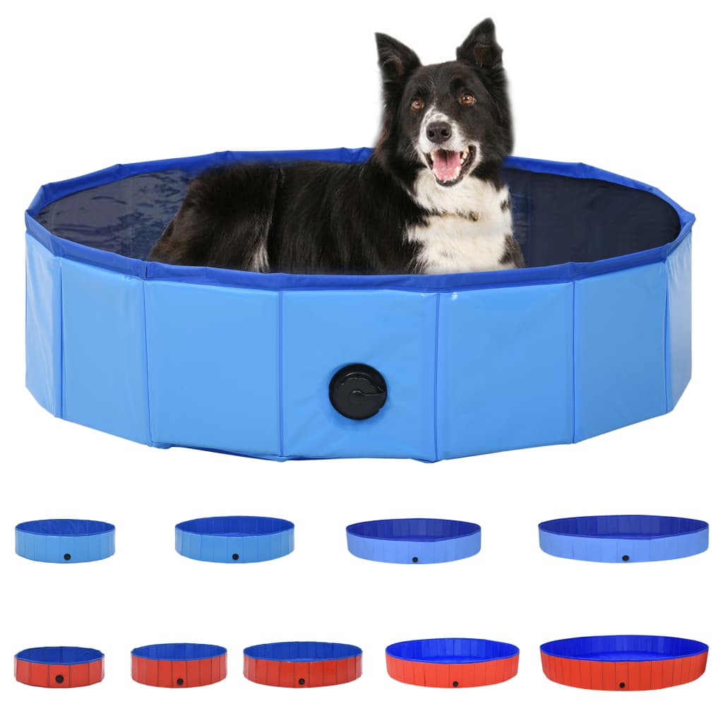 vidaXL Dog Swimming Pool Foldable Dog Pool Pet Paddling Pool Bath Tub PVC-2