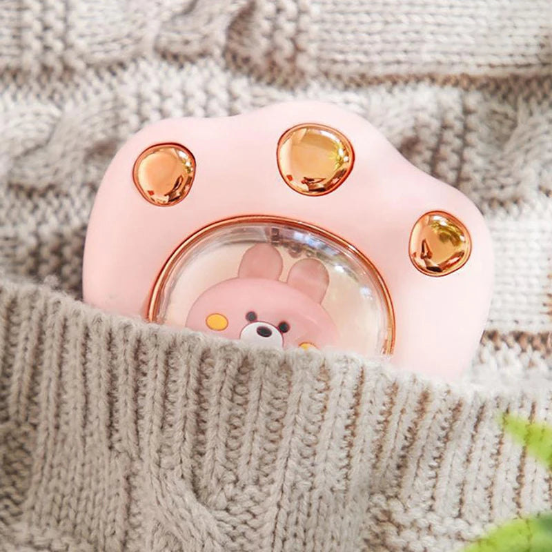 1200Mah Hand Warmer Cat Paw Rechargeable Built-In Battery for Students Winer Fast Usb Heater Portable Warmer for Women'S Hand