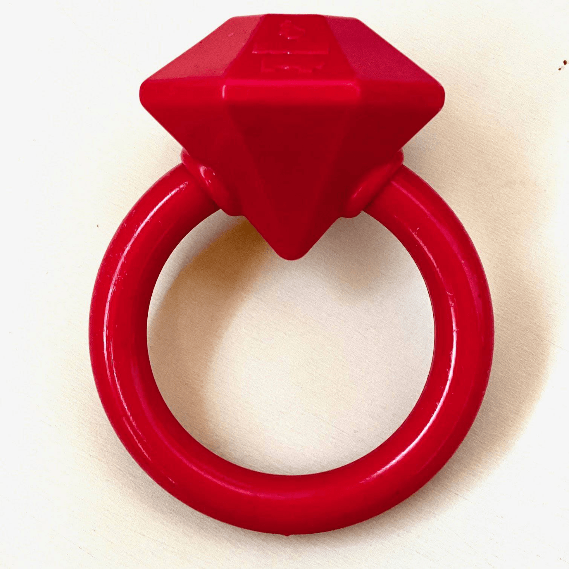 Durable Diamond Ring Teething Toy for Aggressive Chewers-2