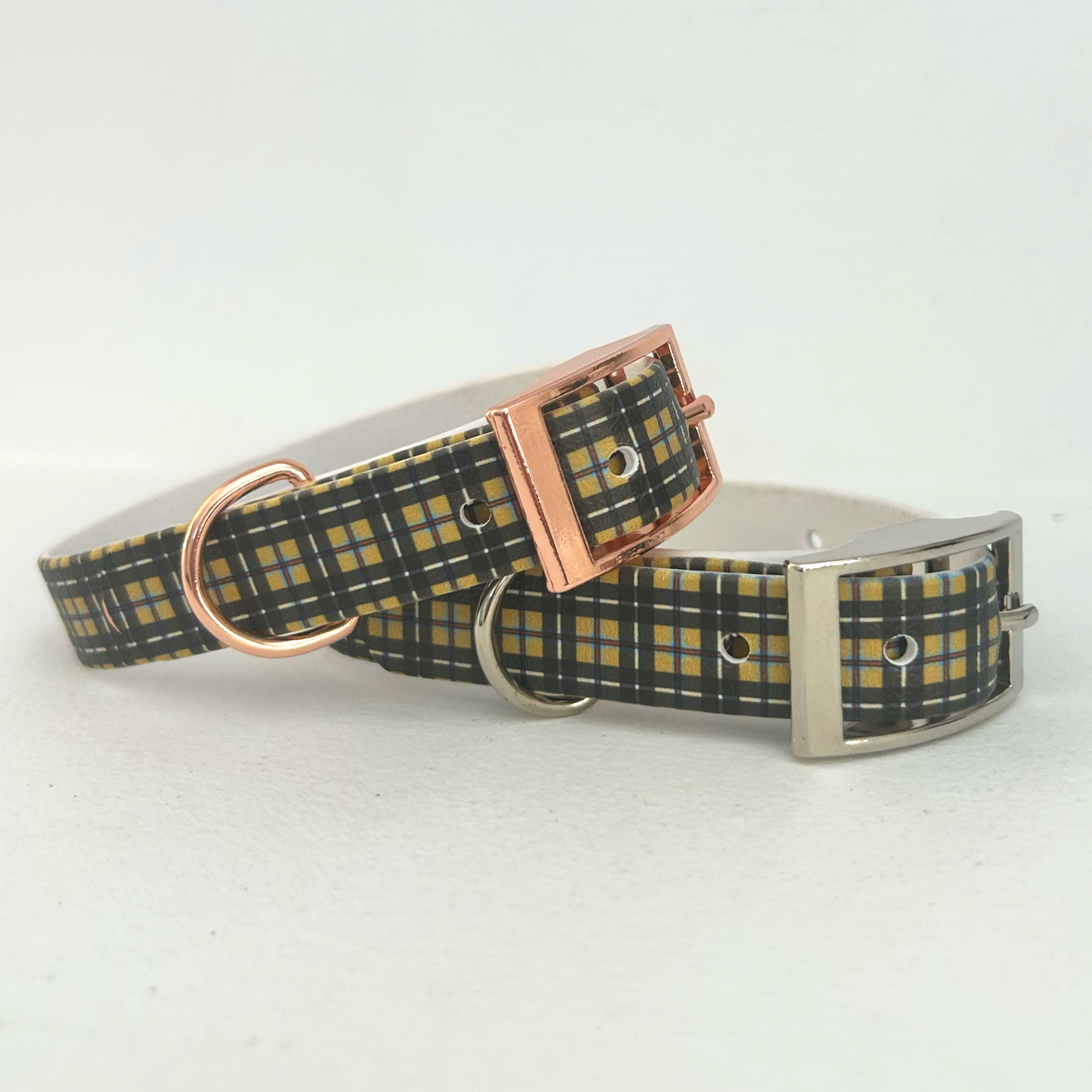 Cornish Tartan Handmade Dog Collar-2