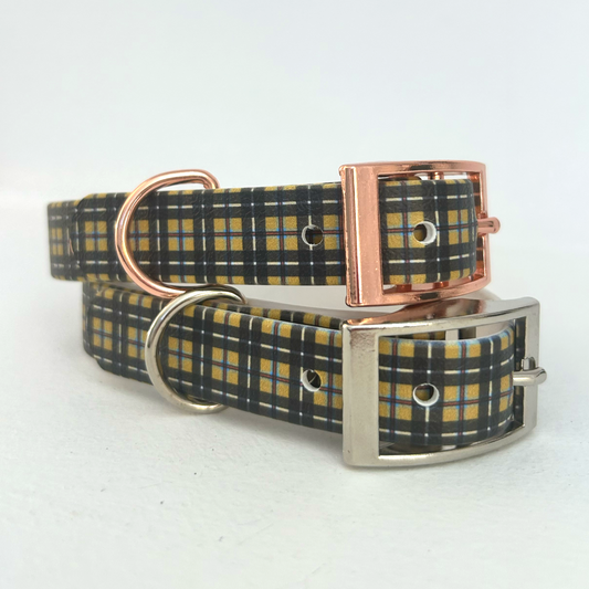 Cornish Tartan Handmade Dog Collar-0