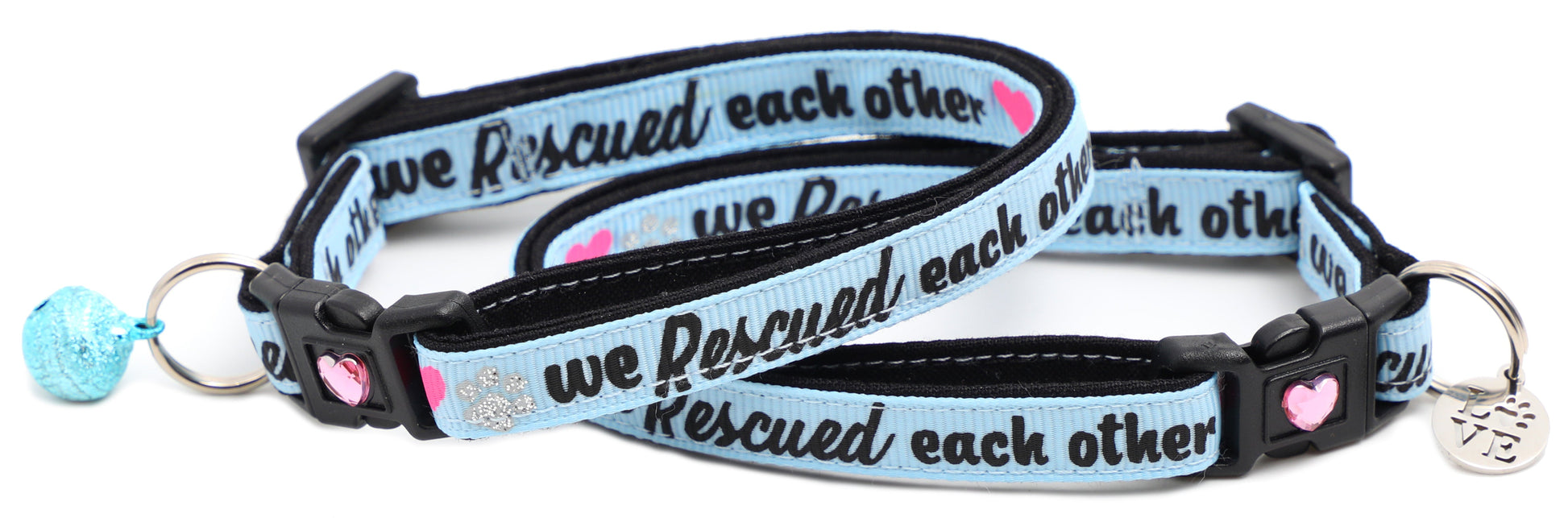 We Rescued Each Other Breakaway Cat Collar-3