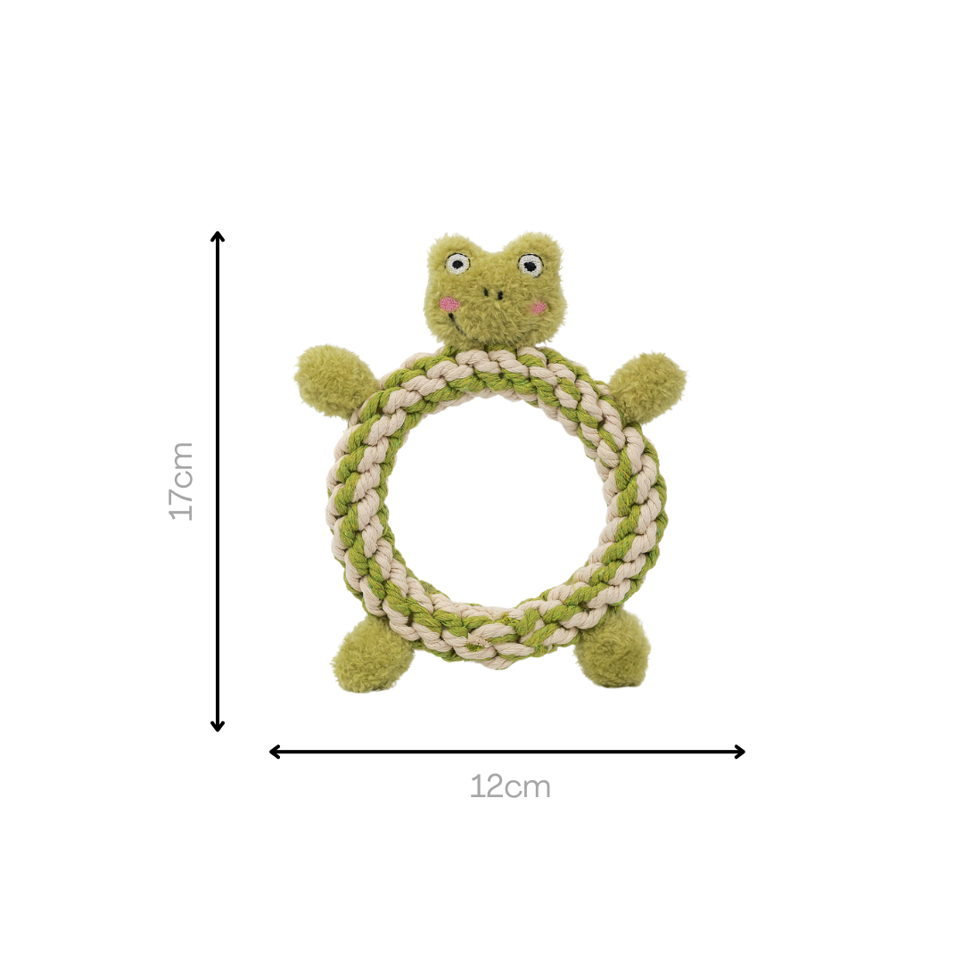 Daisy and Jasper Squeaky Plush Rope Toys-3