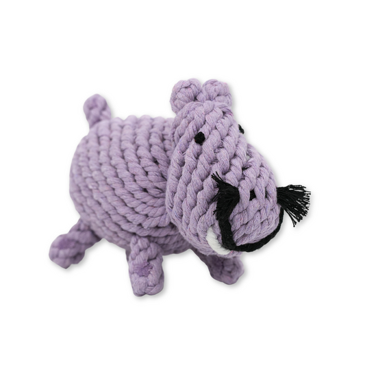 Luxury Handmade Macrame Large Hippo-0