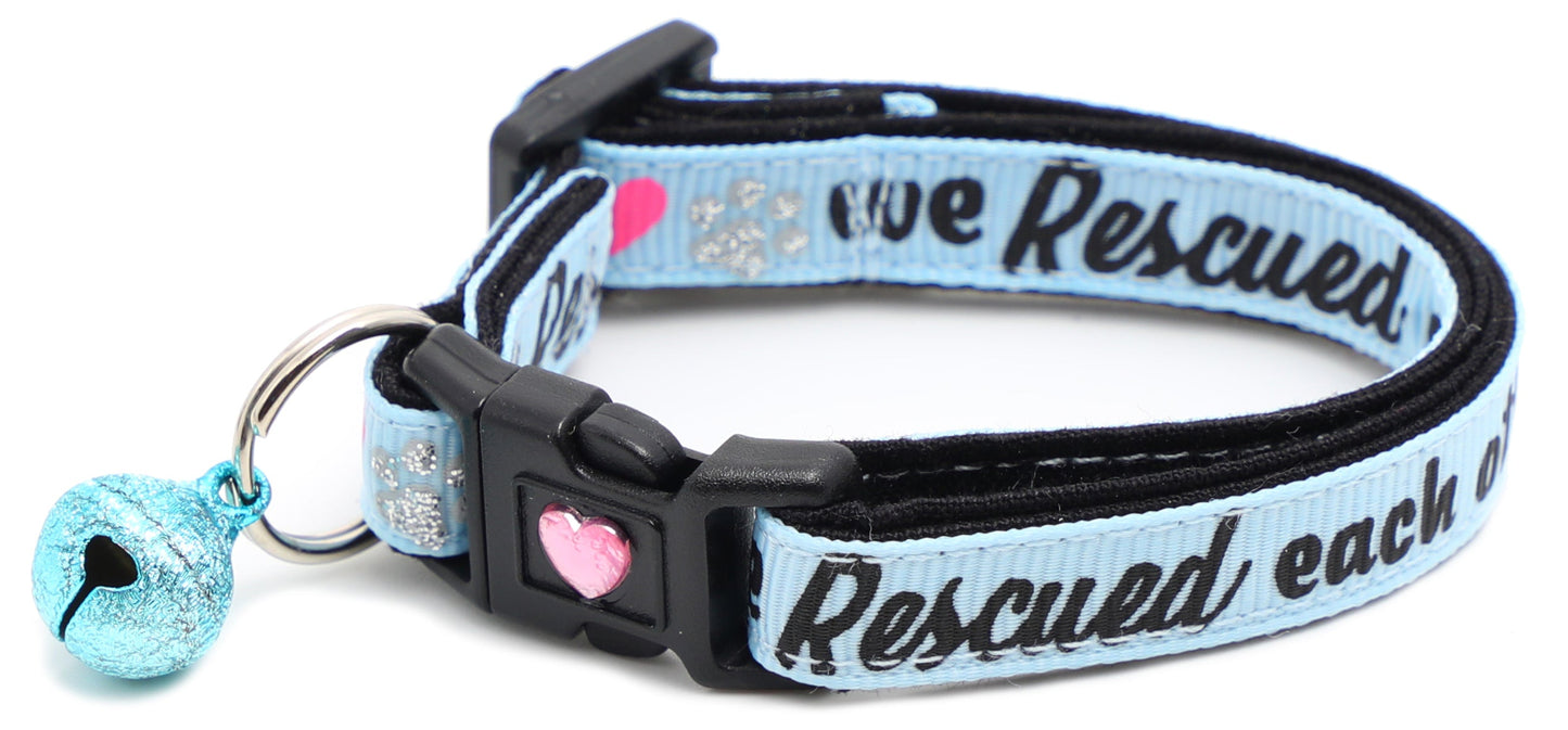 We Rescued Each Other Breakaway Cat Collar-8