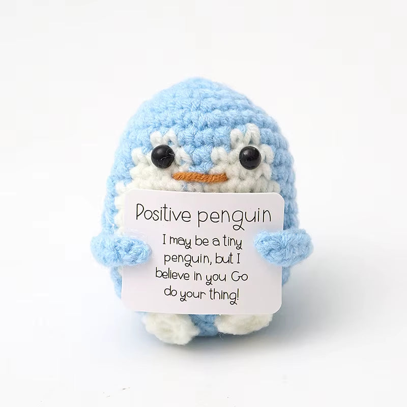 Positive Energy Crochet Potatoes Doll Crochet Vegetable Fruit Pickle Mini Gift Handmade Knitted Duck Ornament Home Room Decor
