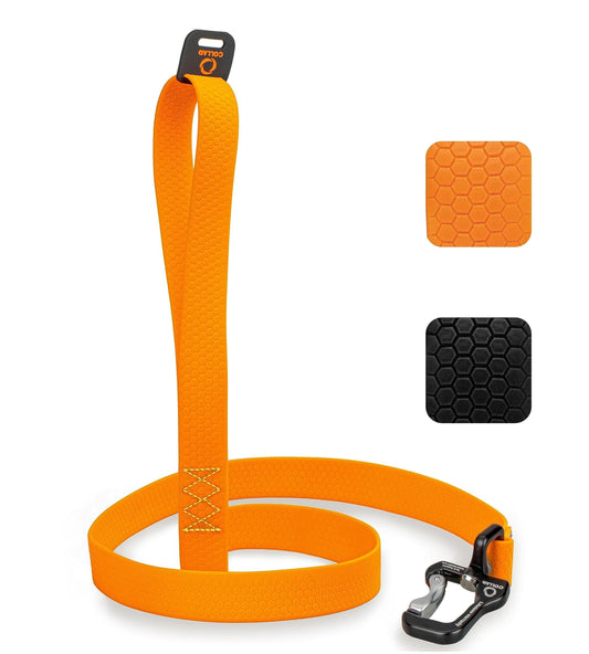 Orange Evolutor Extra Heavy Duty Dog Leash 10 Ft Durable Leash for Large Dogs