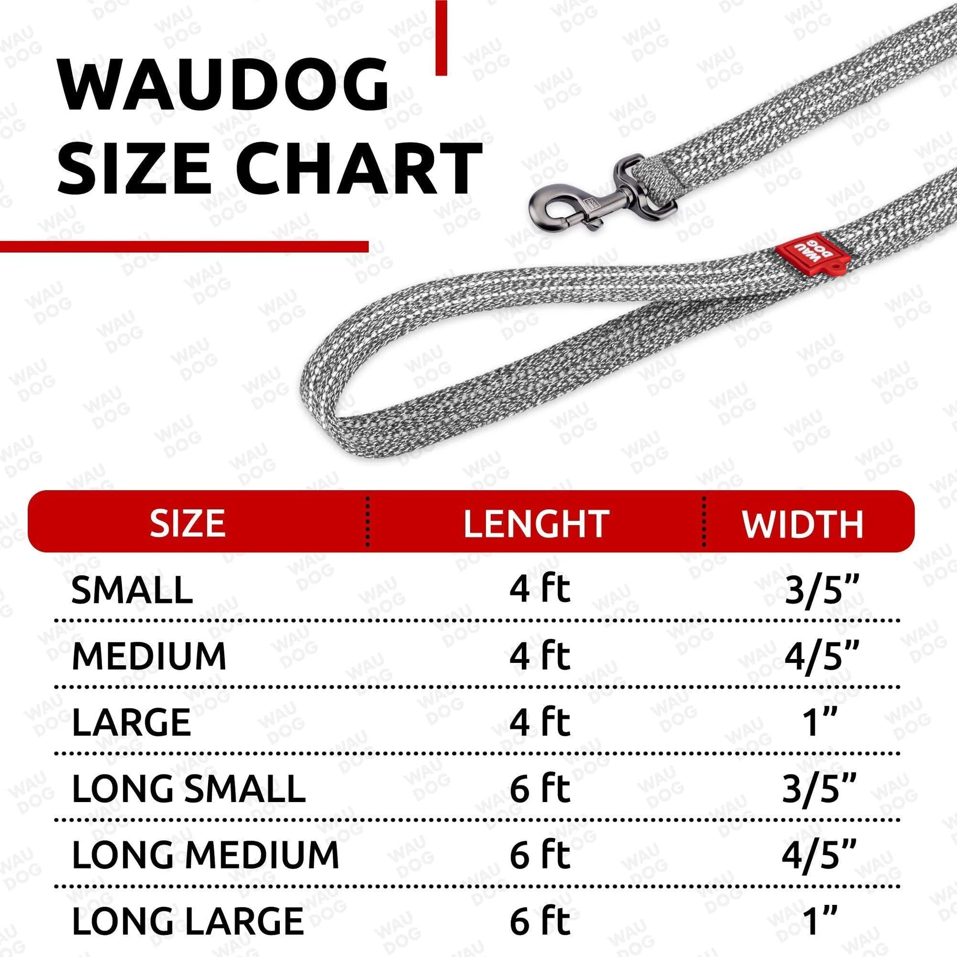 Recycled Cotton Dog Leash 3/5 Inch X 6 Ft Eco Friendly for Small Medium Large