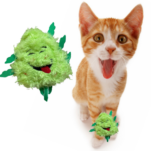 Bud Jr. the Weed Nug 420 Cat Toy-0